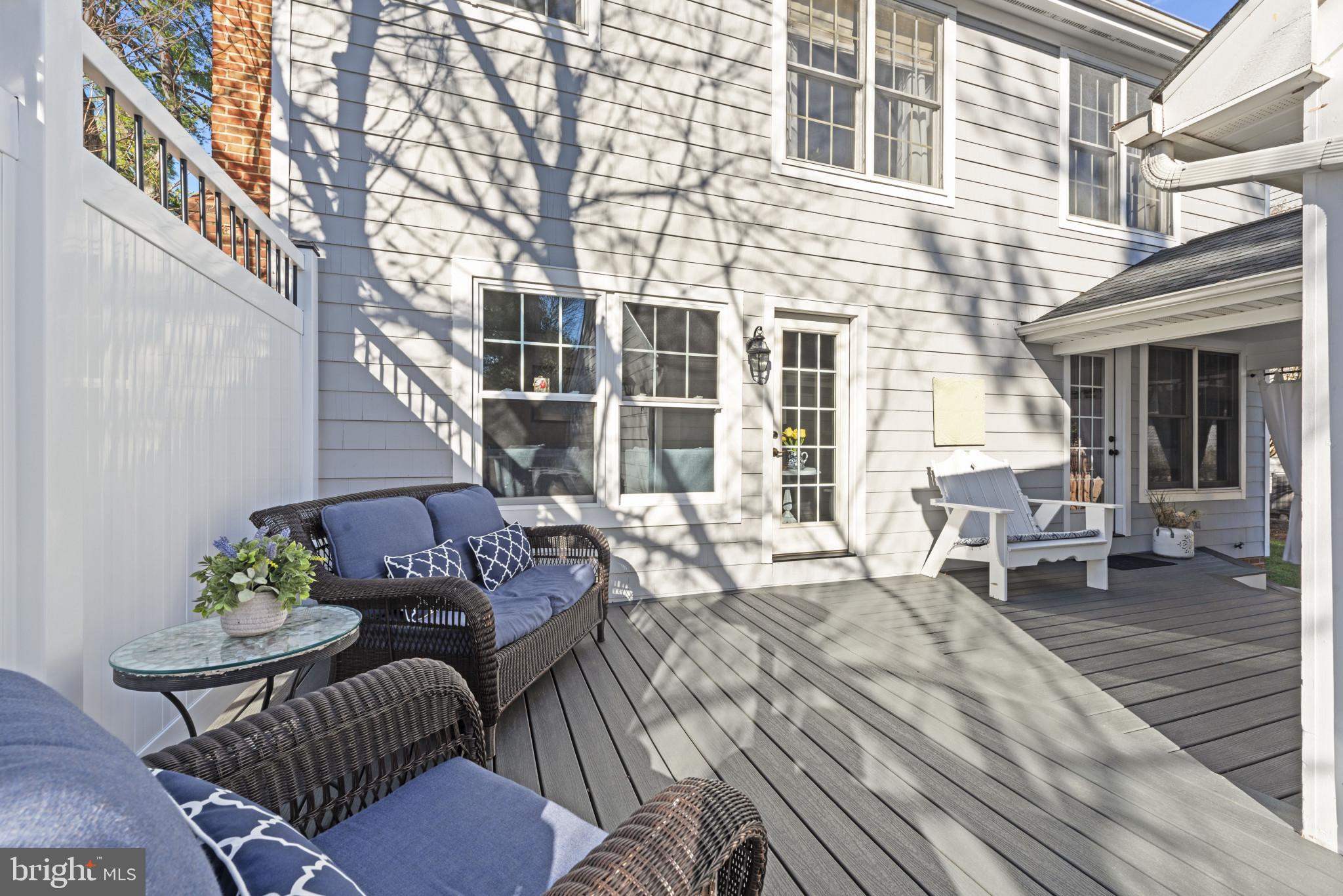 219 Ashland Road Cockeysville, MD 21030 - Photo 6 of 15 Wrap-around Trex deck off kitchen