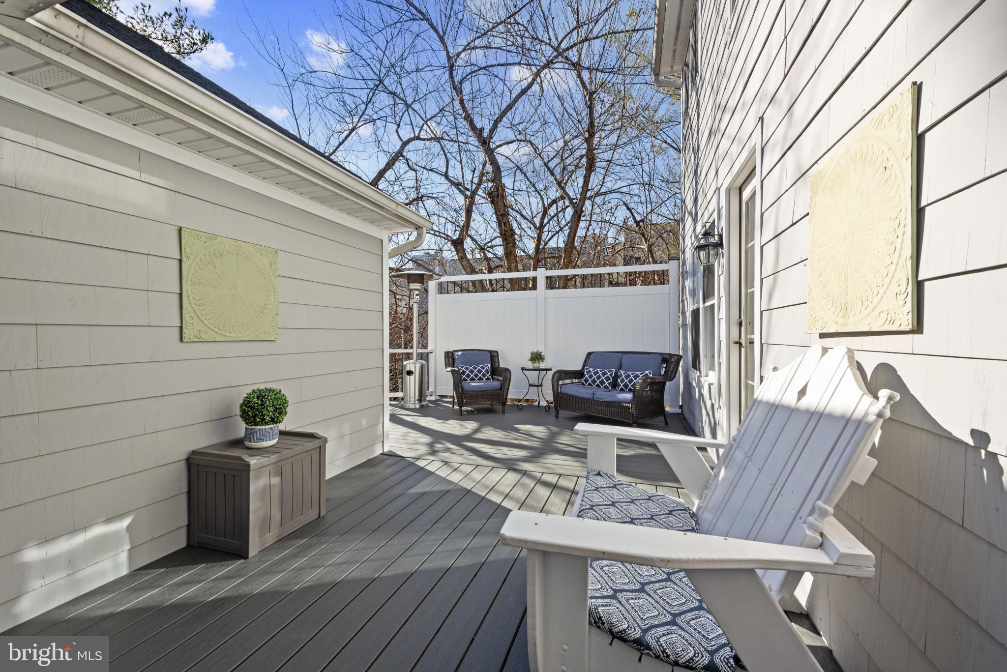 219 Ashland Road Cockeysville, MD 21030 - Photo 7 of 15 Extensive Trex deck creates private oasis