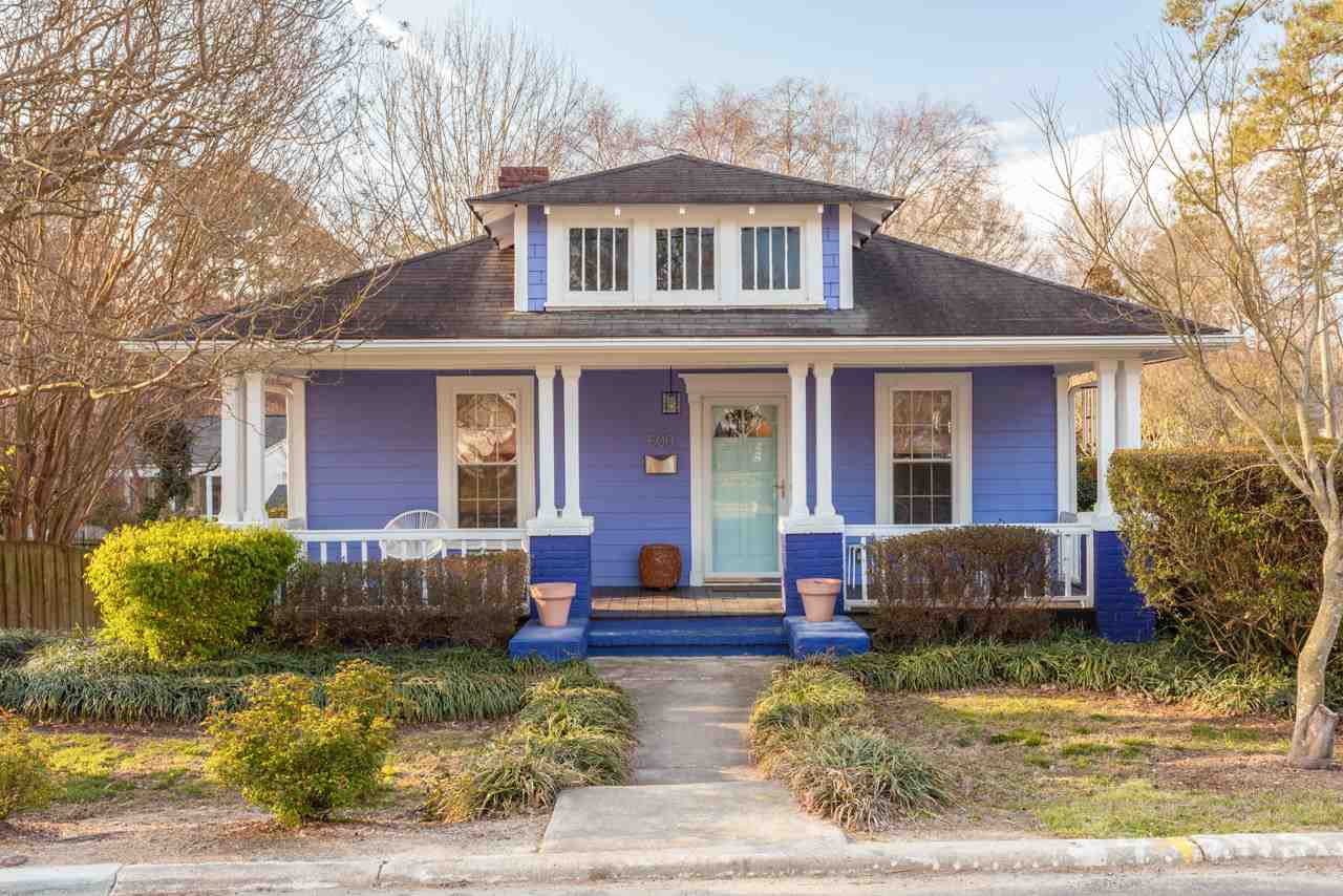 500 Frank Street Raleigh, NC 27604 - Photo 1 of 23 East Mordecai is full of cute bungalows, but you'll be hard pressed to find a cuter one than this, with its front dormer and double columns...