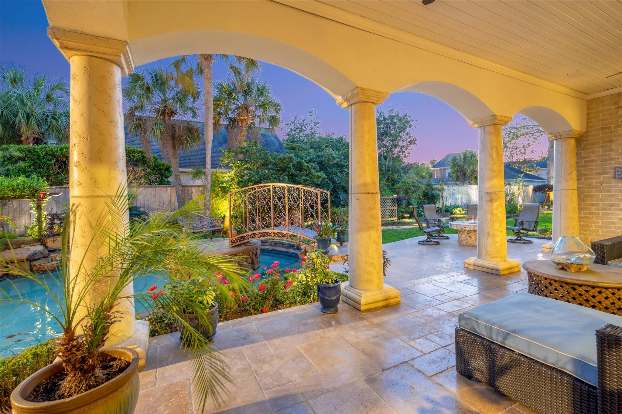 14214 Golf View Trail Houston, TX 77059 - Photo 17 of 49 a view of swimming pool with outdoor seating