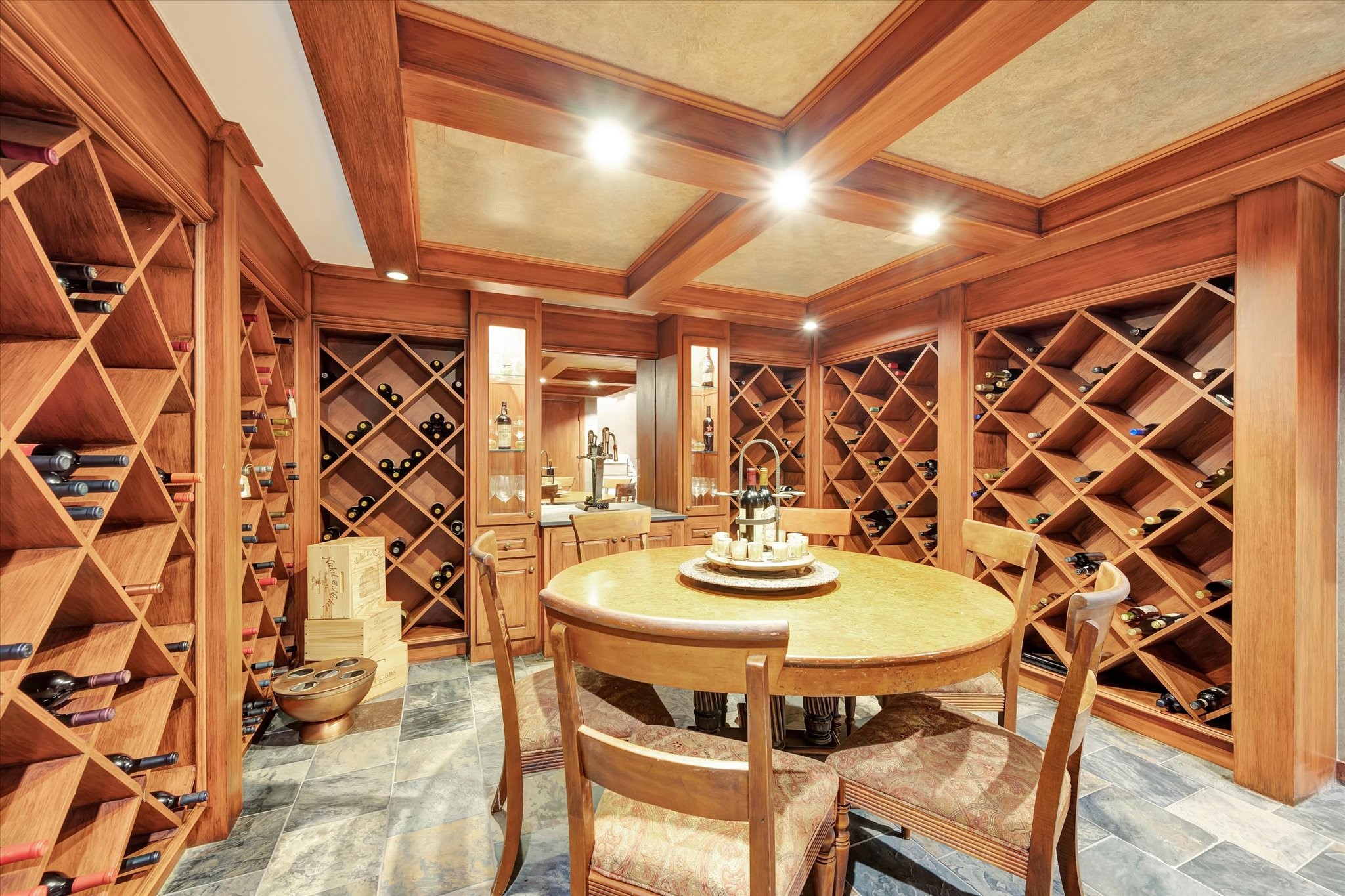 14214 Golf View Trail Houston, TX 77059 - Photo 35 of 49 a view of a dining room with furniture and wooden floor