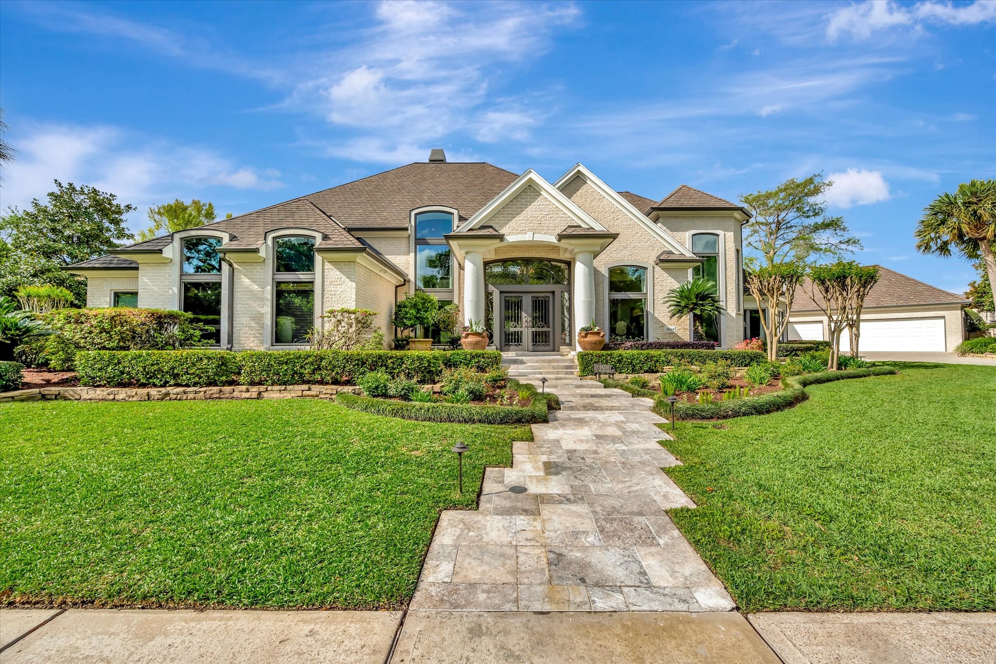 14214 Golf View Trail Houston, TX 77059 - Photo 8 of 49 a front view of a house with a yard