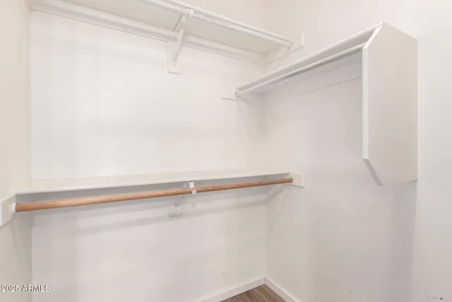 a close up view of racks on the wall