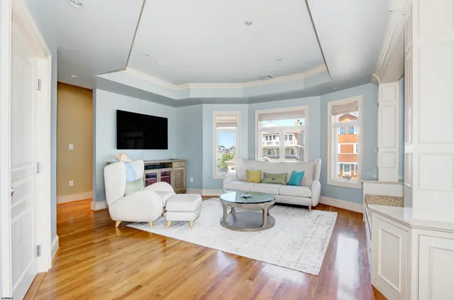 a view of a chair in wooden deck