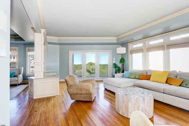 a view of a patio with a table and chairs