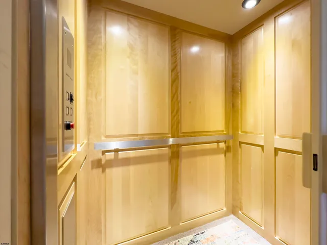 an aerial view of waterside residential houses