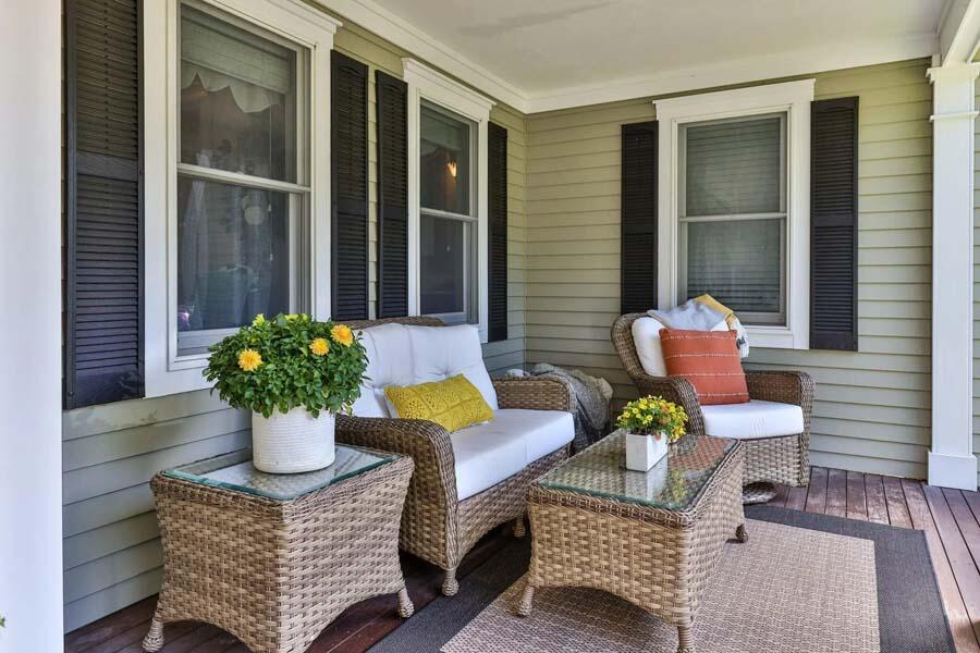 848 Cedar Street West Barnstable, MA 02668 - Photo 3 of 51 a view of a chair and table in the balcony