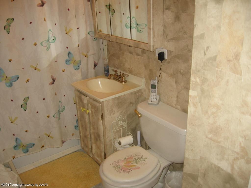 4620 South Hayden Street Amarillo, TX 79110 - Photo 12 of 12 a bathroom with a sink a toilet and shower