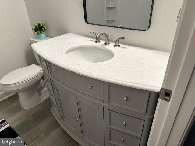 26022 Zion Road Ruther Glen, VA 22546 - Photo 13 of 21 a bathroom with a sink and a toilet