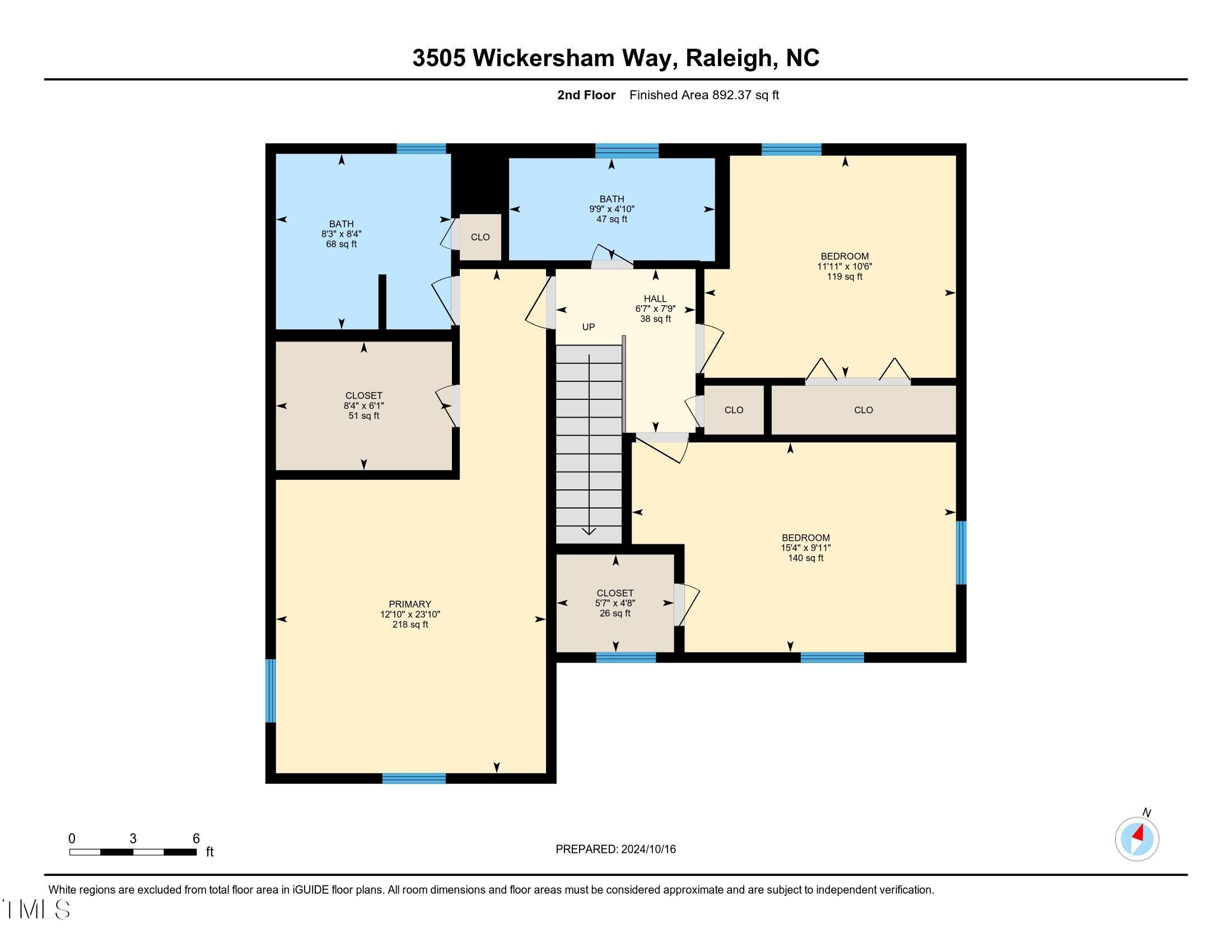 3505 Wickersham Way Raleigh, NC 27604 - Photo 22 of 22 2nd Floor