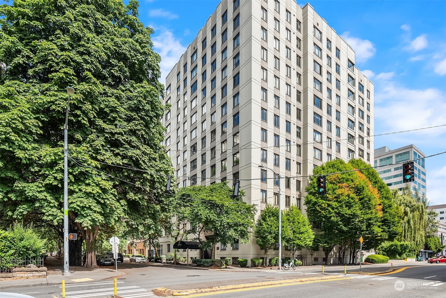 1105 Spring Street, Unit 503 Seattle, WA 98104 - Photo 18 of 18 a view of a tall building