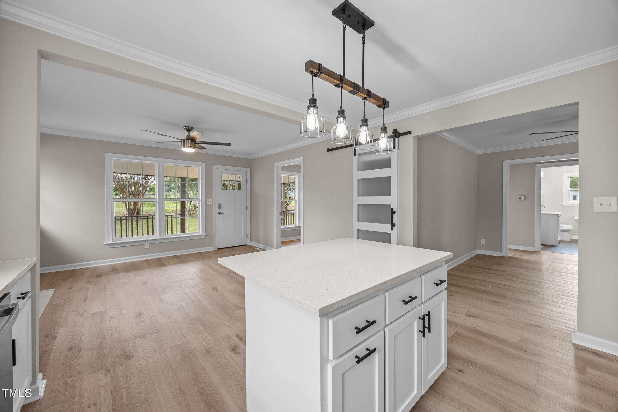 9900 Kennebec Church Road Angier, NC 27501 - Photo 12 of 41 a view of a room and wooden floor