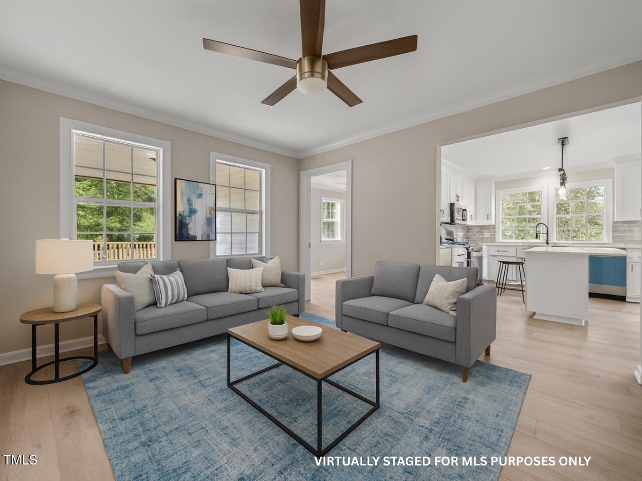 9900 Kennebec Church Road Angier, NC 27501 - Photo 4 of 41 a living room with furniture and a large window