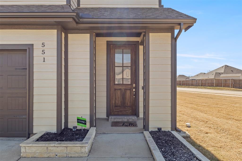 551 Ruthye Lane Pilot Point, TX 76258 - Photo 4 of 40 a view of the entryway of the house