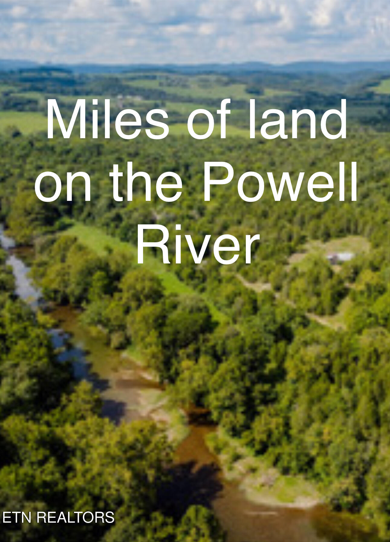 gorgeous river front land