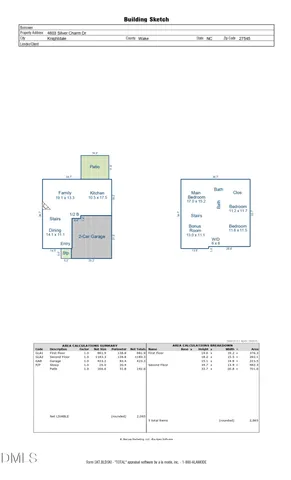 $394,900 | 4603 Silver Charm Drive, Knightdale, NC 27545