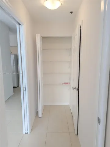 a view of closet area