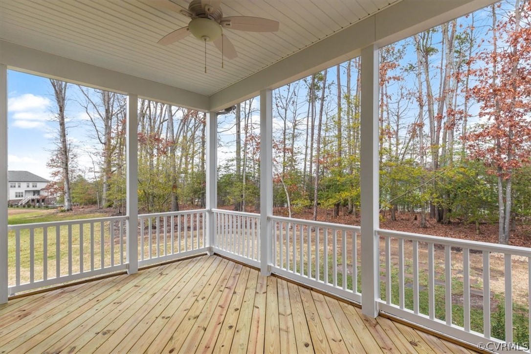2514 Channelmark Place Chester, VA 23836 - Photo 24 of 50 a view of a balcony with wooden floor