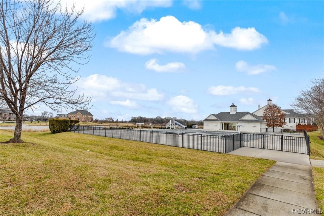 2514 Channelmark Place Chester, VA 23836 - Photo 48 of 50 a view of a terrace with a bench