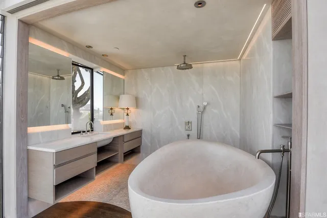 a balcony with furniture and a couch