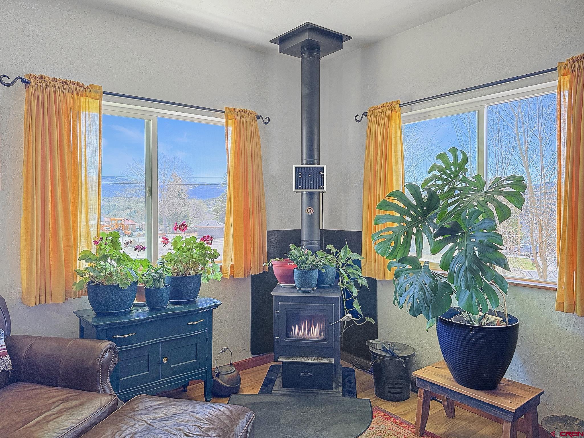 240 F Street Crawford, CO 81415 - Photo 19 of 45 a living room filled with furniture and a potted plant