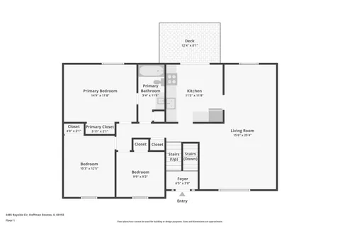 $400,000 | 4485 Bayside Circle, Hoffman Estates, IL 60192