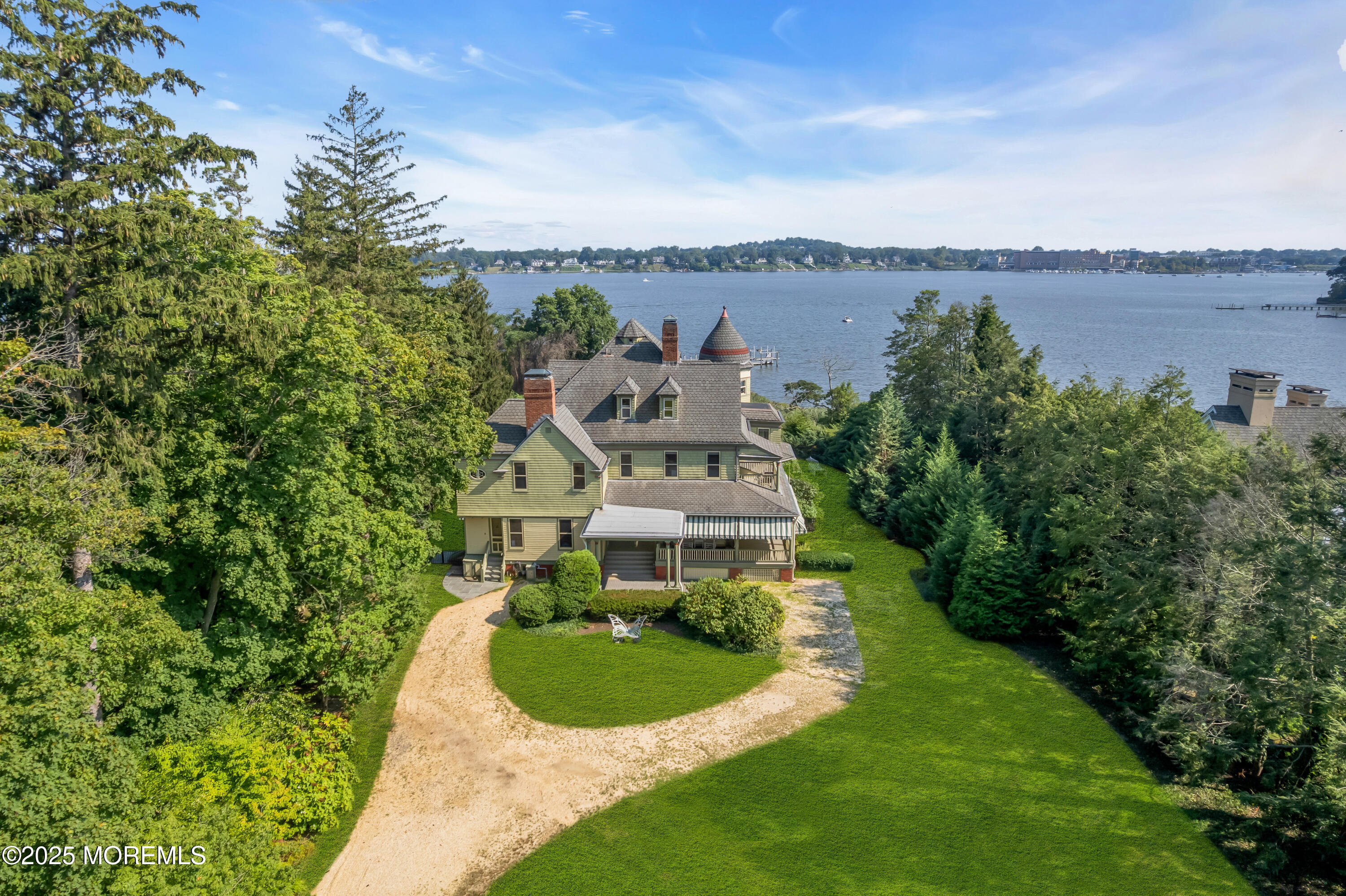 458 Navesink River Road Red Bank, NJ 07701 - Photo 15 of 118 a view of a house with a yard and lake view