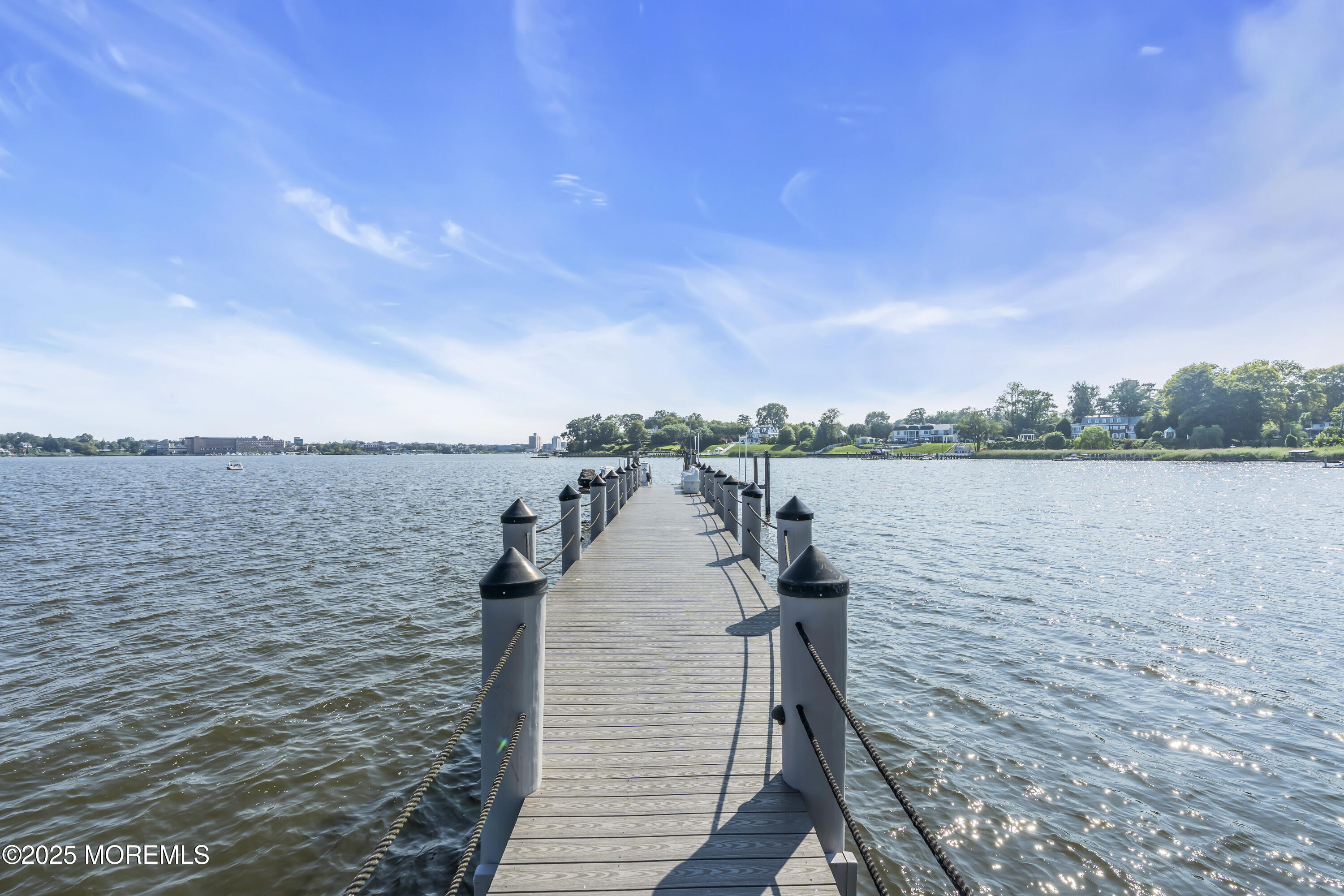 458 Navesink River Road Red Bank, NJ 07701 - Photo 22 of 118 a view of a lake from a terrace