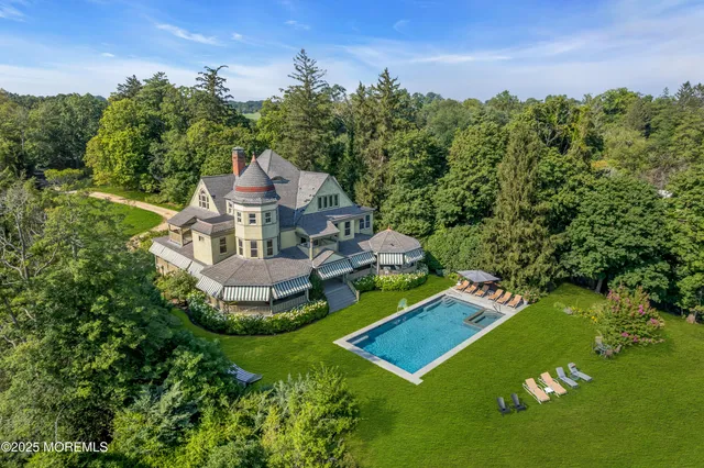 a view of a lake from a terrace