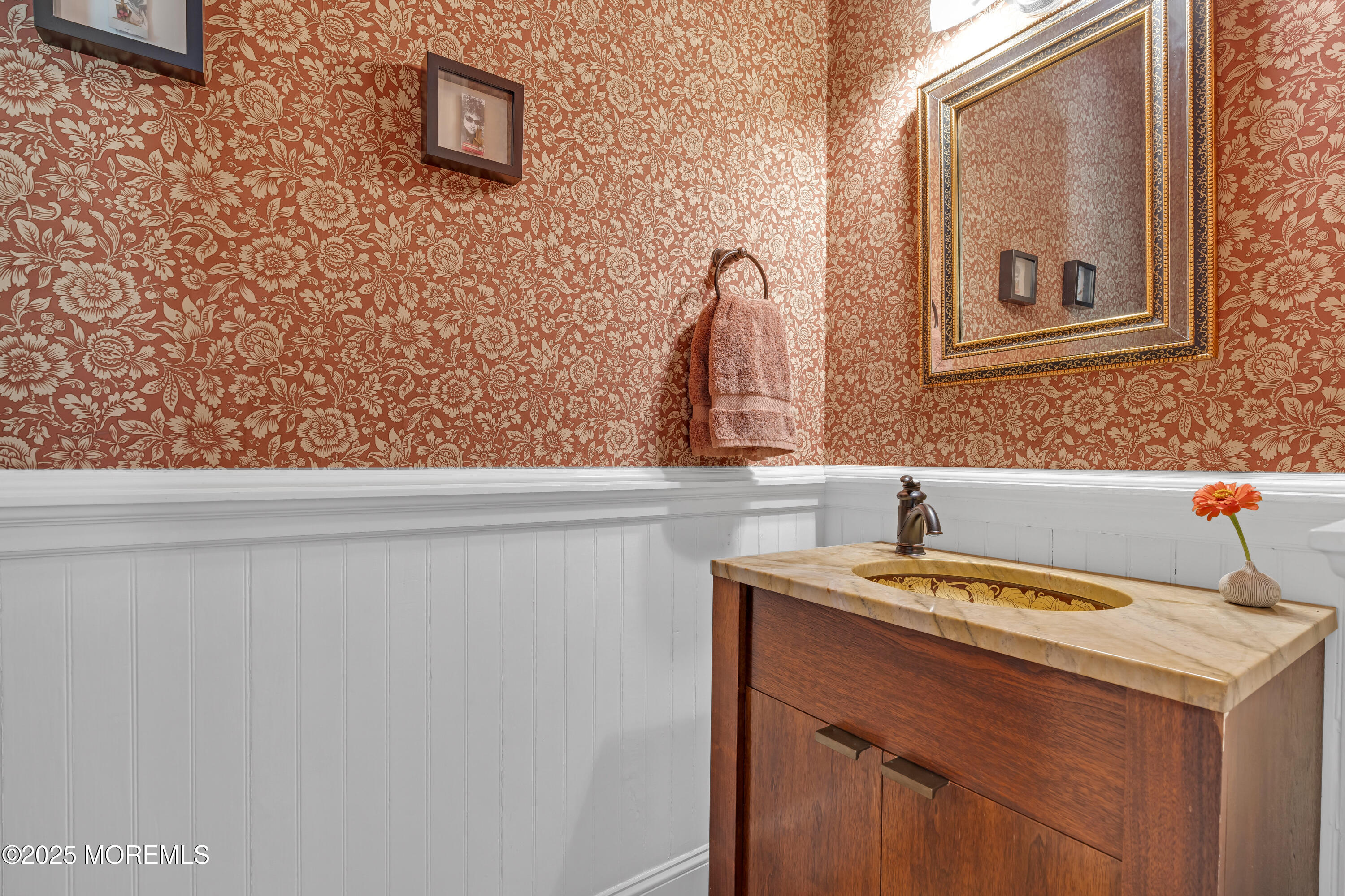 458 Navesink River Road Red Bank, NJ 07701 - Photo 59 of 118 a bathroom with a sink and a mirror