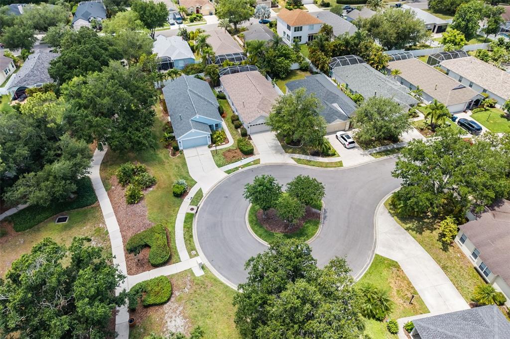 6226 Blueflower Court Lakewood Ranch, FL 34202 - Photo 42 of 81 an aerial view of a swimming pool and outdoor space