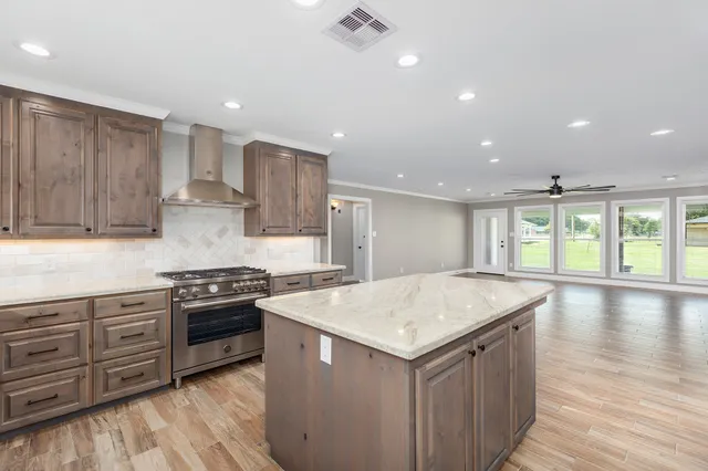 a bathroom with a shower and a toilet