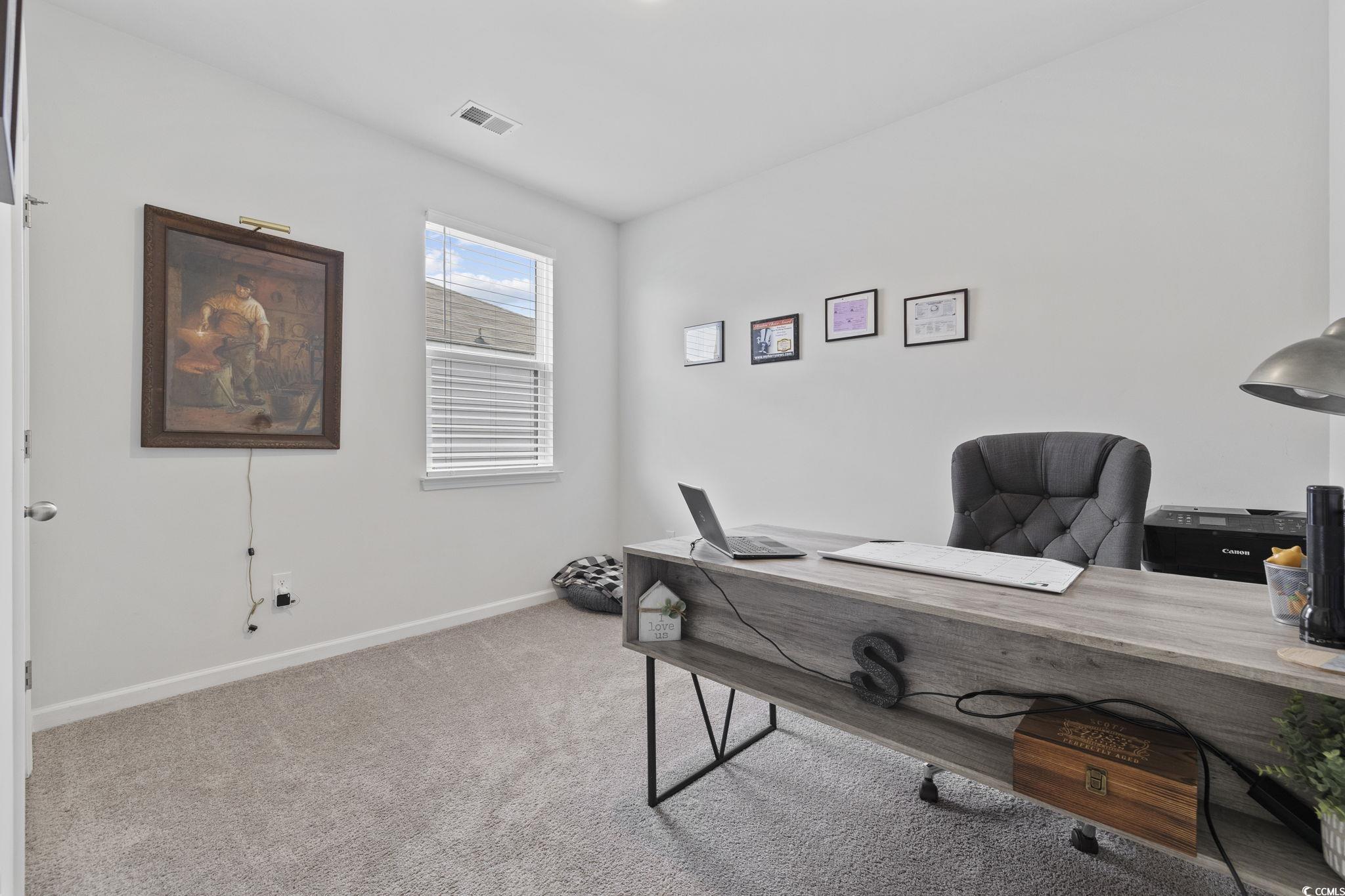 2816 Ophelia Way Myrtle Beach, SC 29577 - Photo 11 of 39 Office featuring light carpet and baseboards