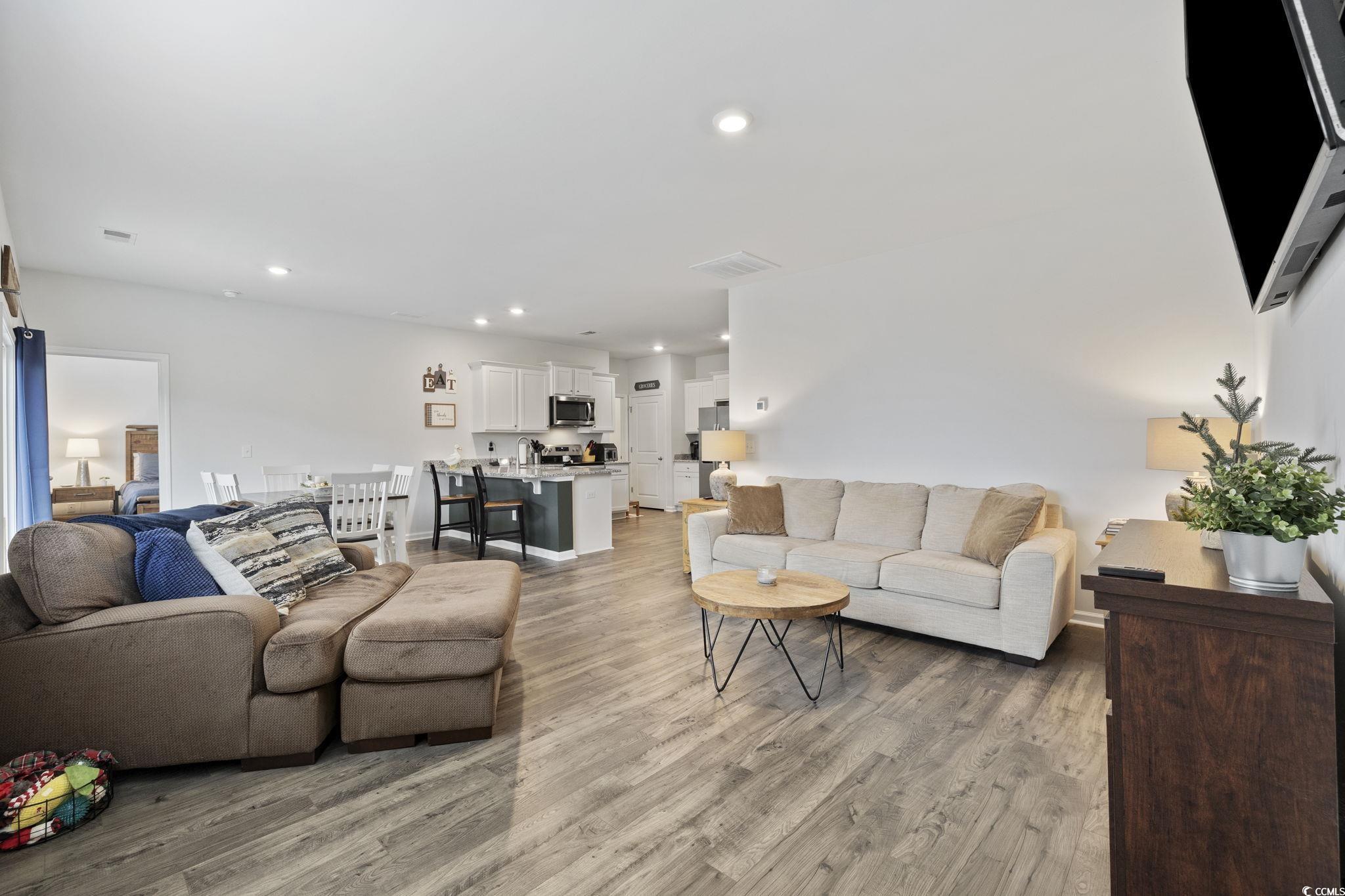 2816 Ophelia Way Myrtle Beach, SC 29577 - Photo 14 of 39 Living room with recessed lighting and light wood-type flooring