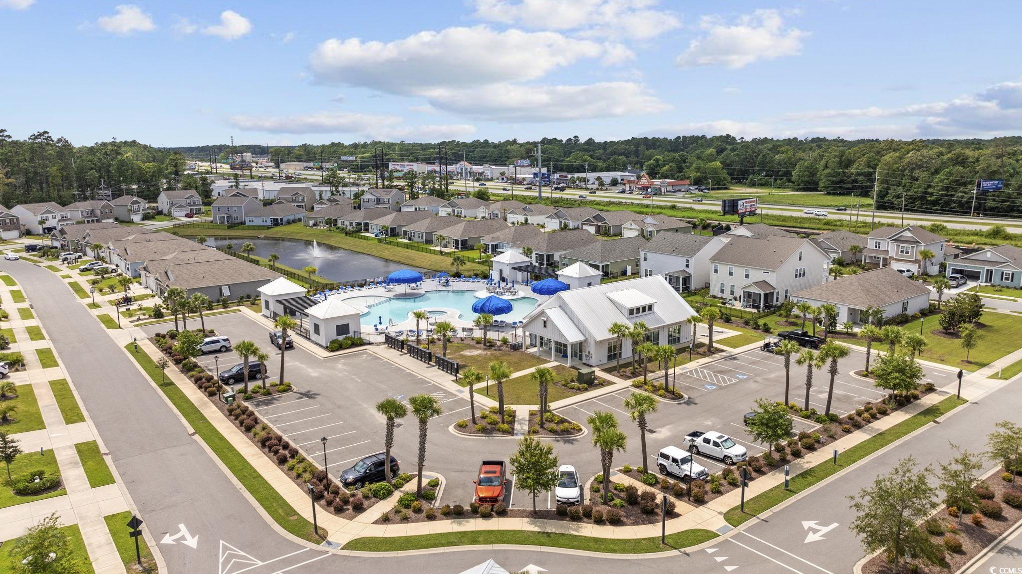 2816 Ophelia Way Myrtle Beach, SC 29577 - Photo 32 of 39 Aerial perspective of suburban area with a pool area