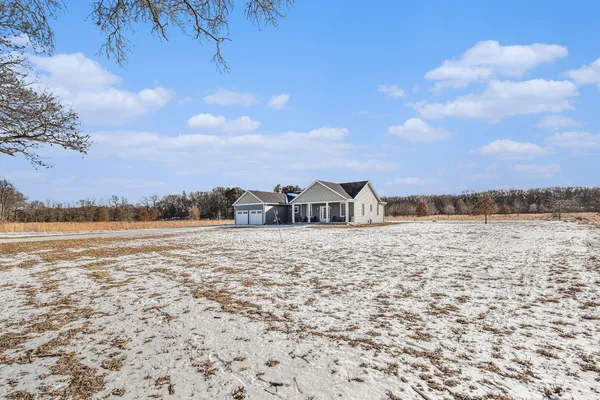 a view of lake with mountain