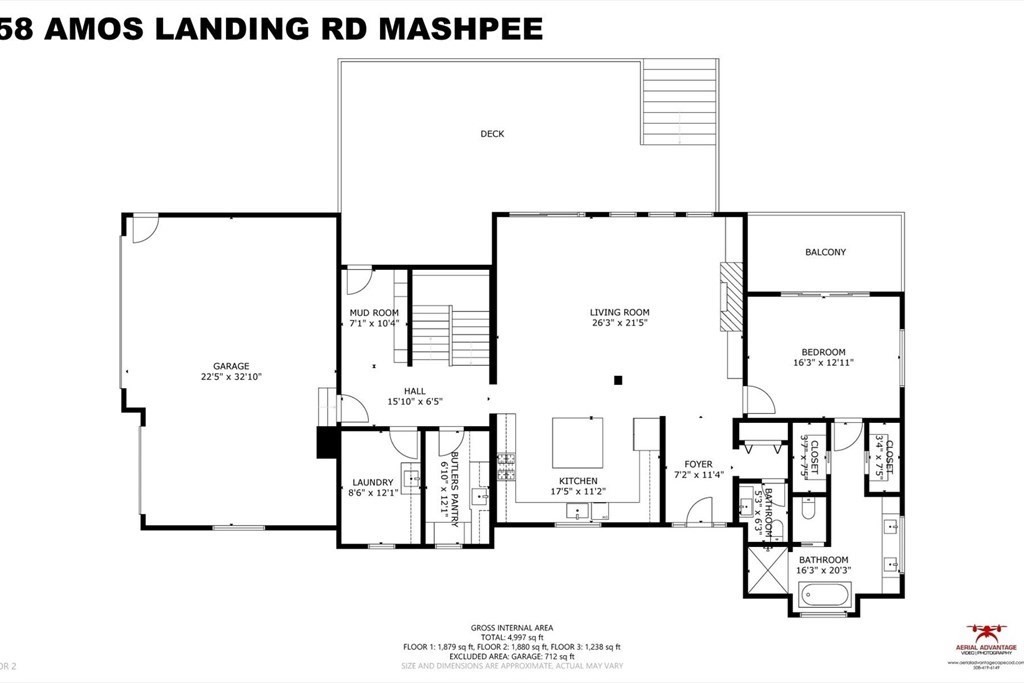 58 Amos Landing Road Mashpee, MA 02649 - Photo 40 of 42 a picture of a floor plan