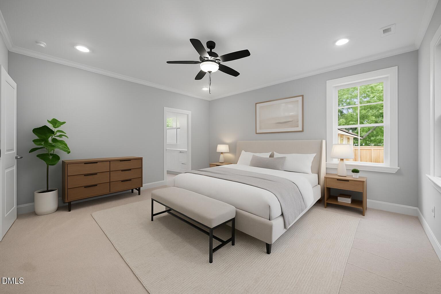 109 Drew Street Louisburg, NC 27549 - Photo 3 of 30 a bedroom with furniture and a window