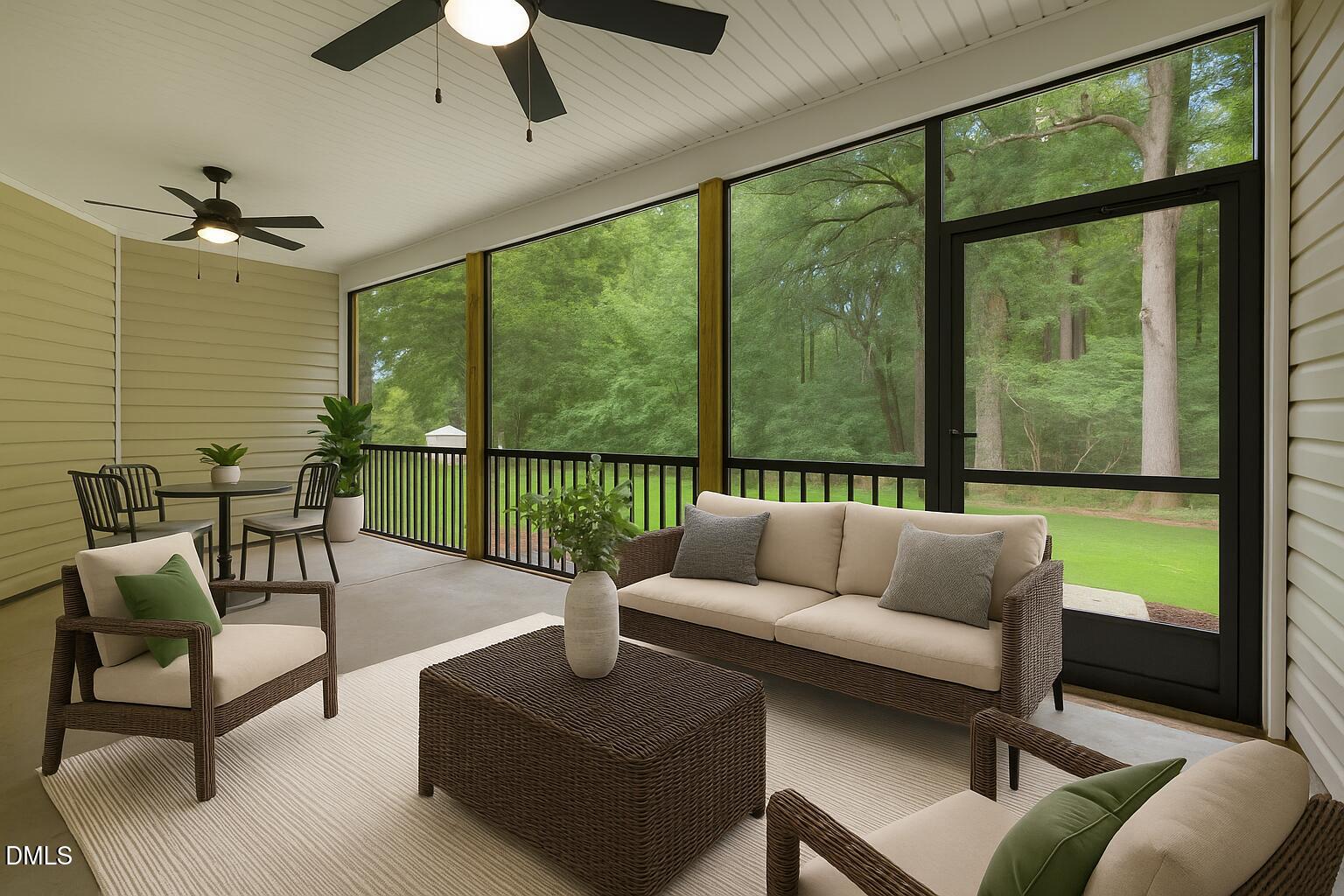 109 Drew Street Louisburg, NC 27549 - Photo 4 of 30 a living room with furniture and a large window