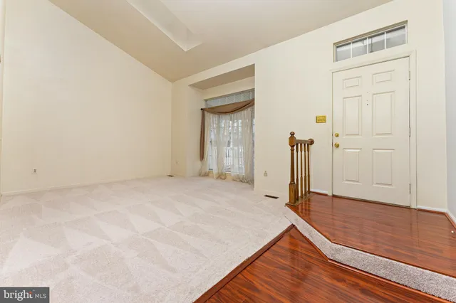 a view of empty room