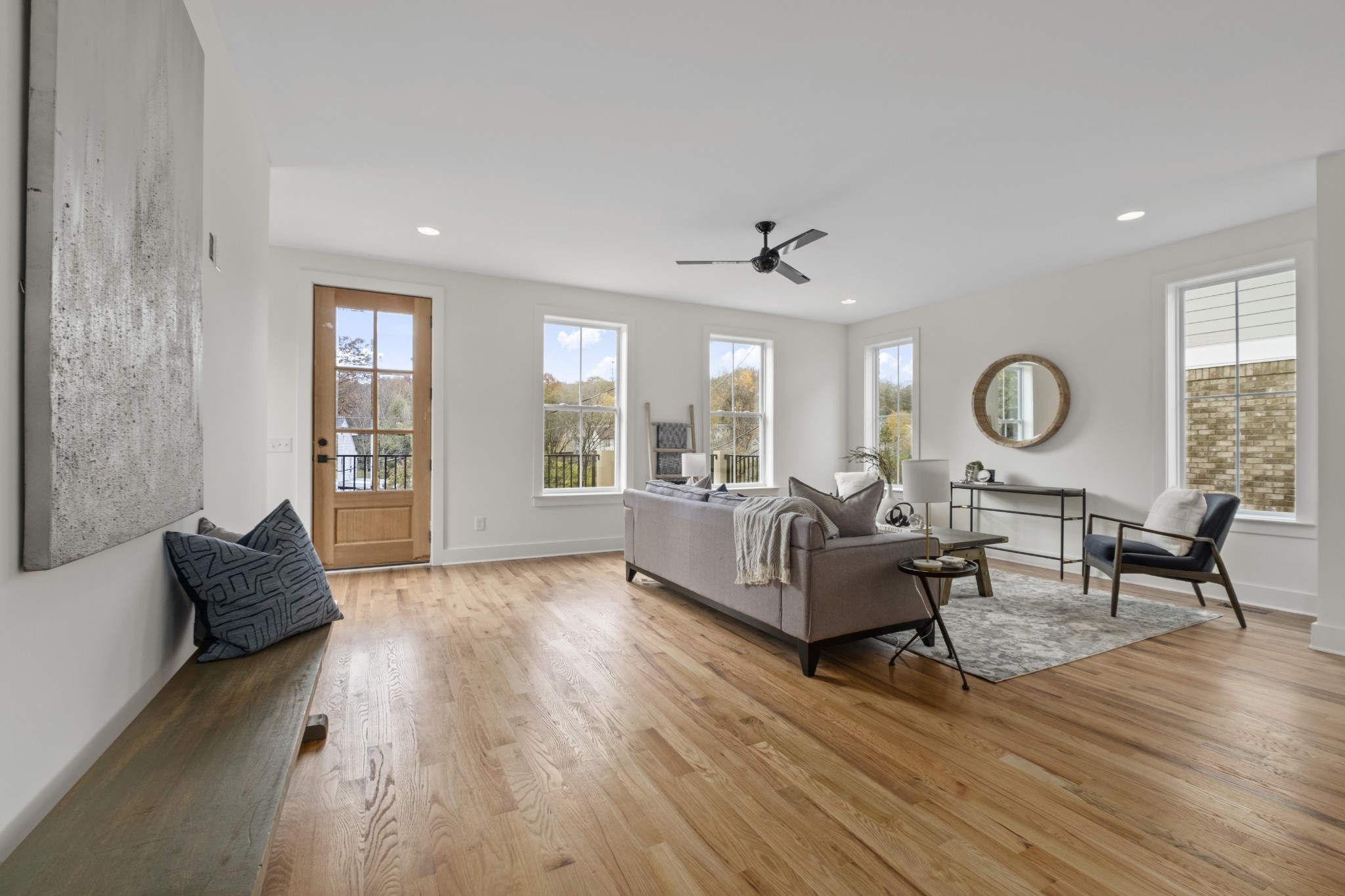 111 Demoss Road Nashville, TN 37209 - Photo 12 of 38 a living room with furniture and wooden floor