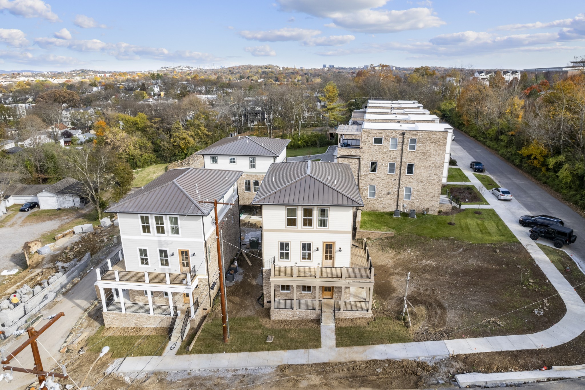 111 Demoss Road Nashville, TN 37209 - Photo 36 of 38 an aerial view of residential houses with outdoor space