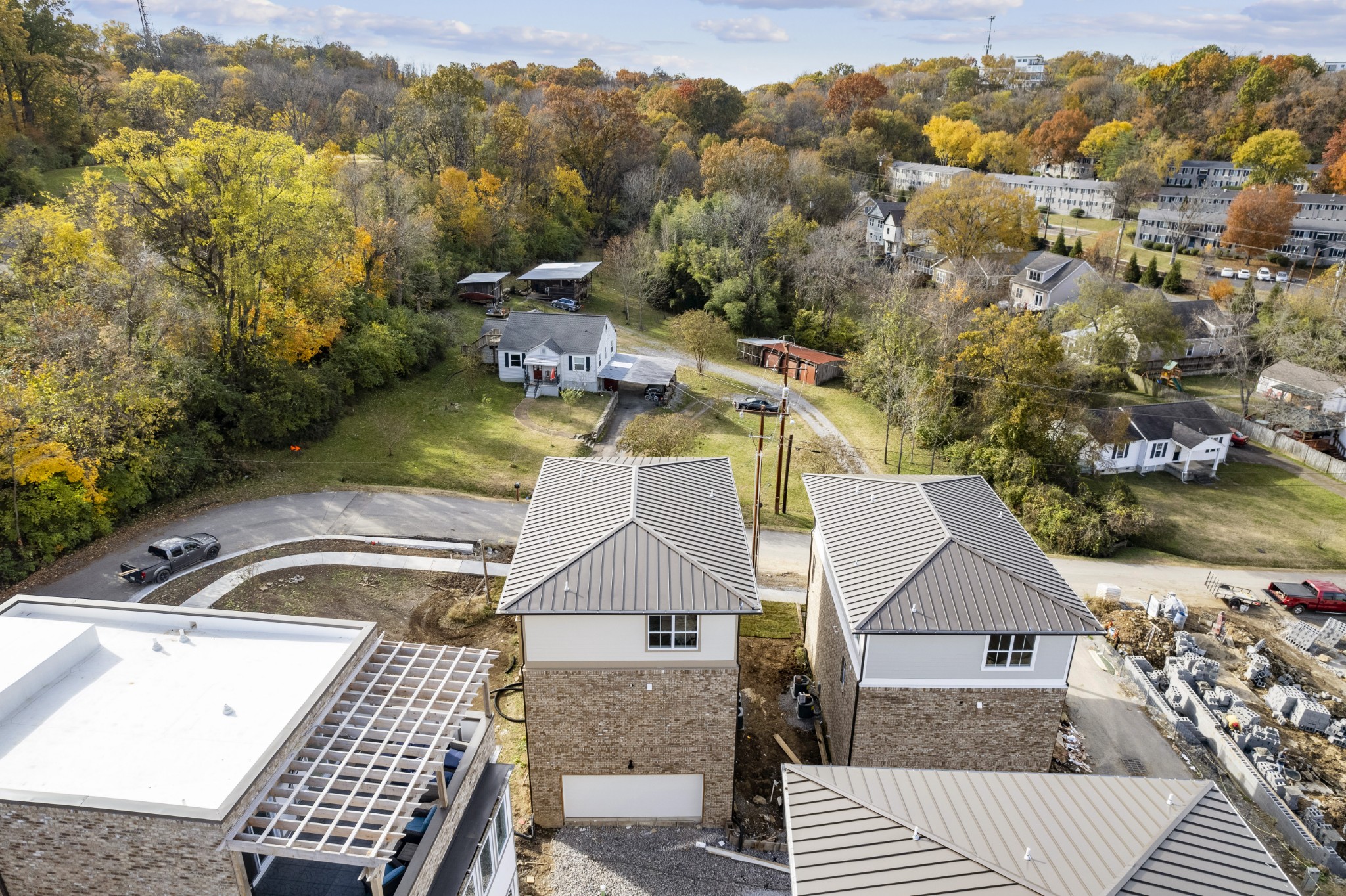 111 Demoss Road Nashville, TN 37209 - Photo 37 of 38 an aerial view of a house with a yard