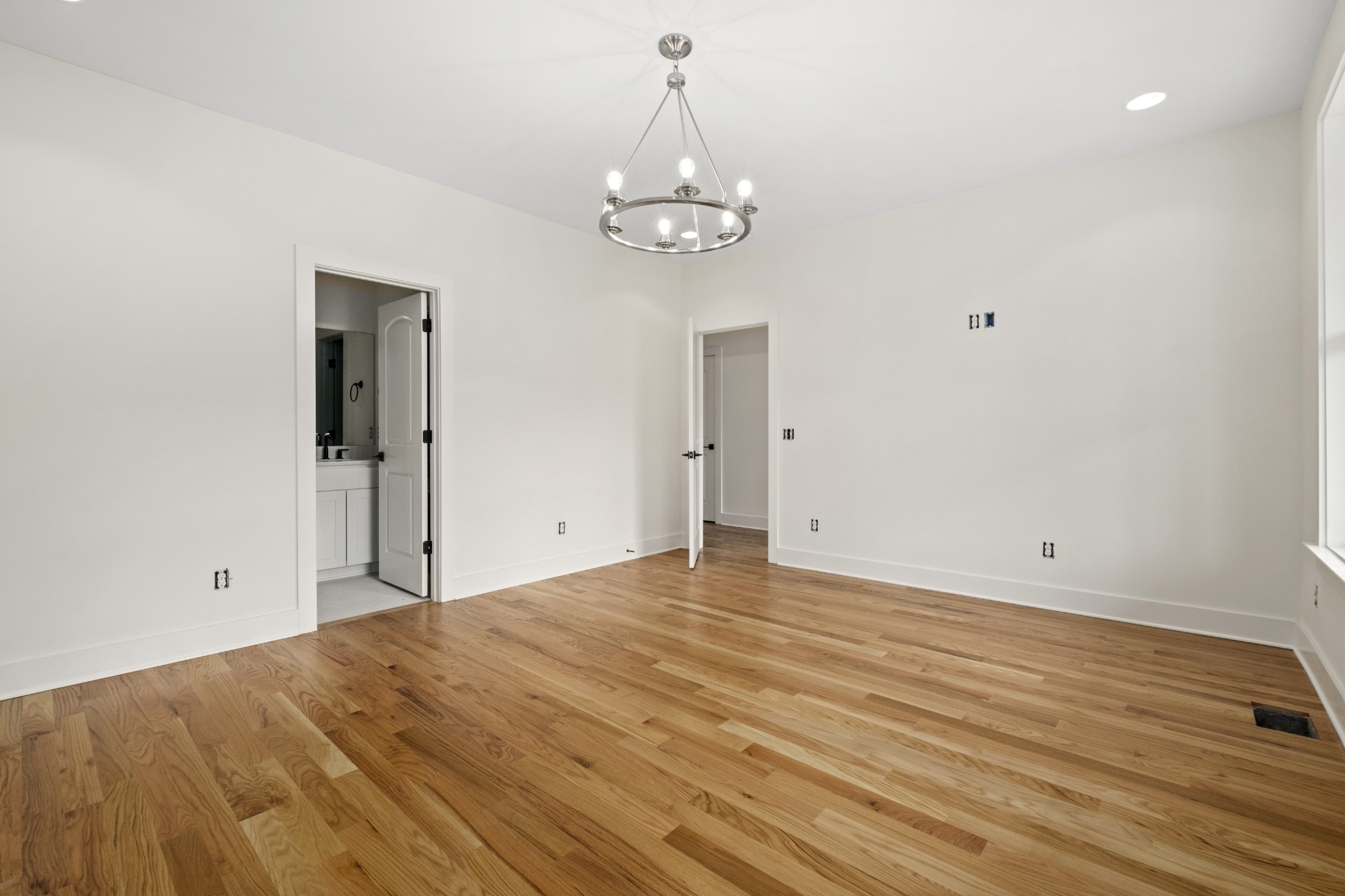 111 Demoss Road Nashville, TN 37209 - Photo 8 of 38 wooden floor in an empty room with a window