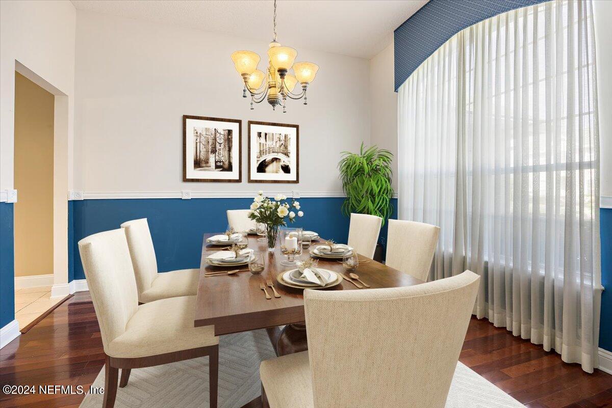 1261 Paradise Pond Road St. Augustine, FL 32092 - Photo 7 of 36 07-Dining Room Staged