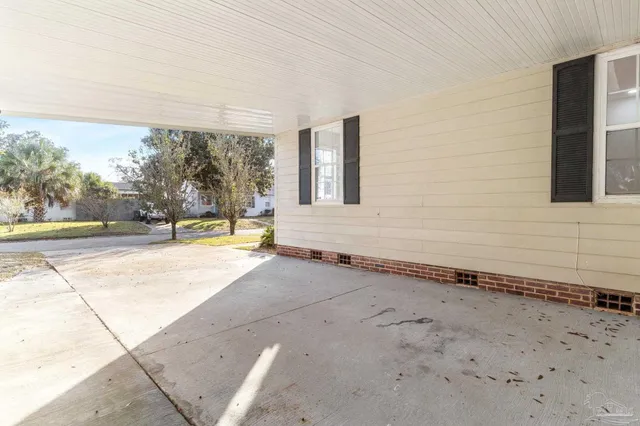 a view of a backyard of a house