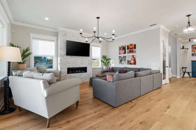 a spacious bathroom with a double vanity sink a mirror and a bathtub