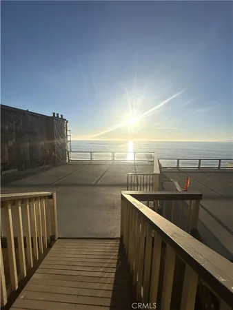 an aerial view of beach and ocean