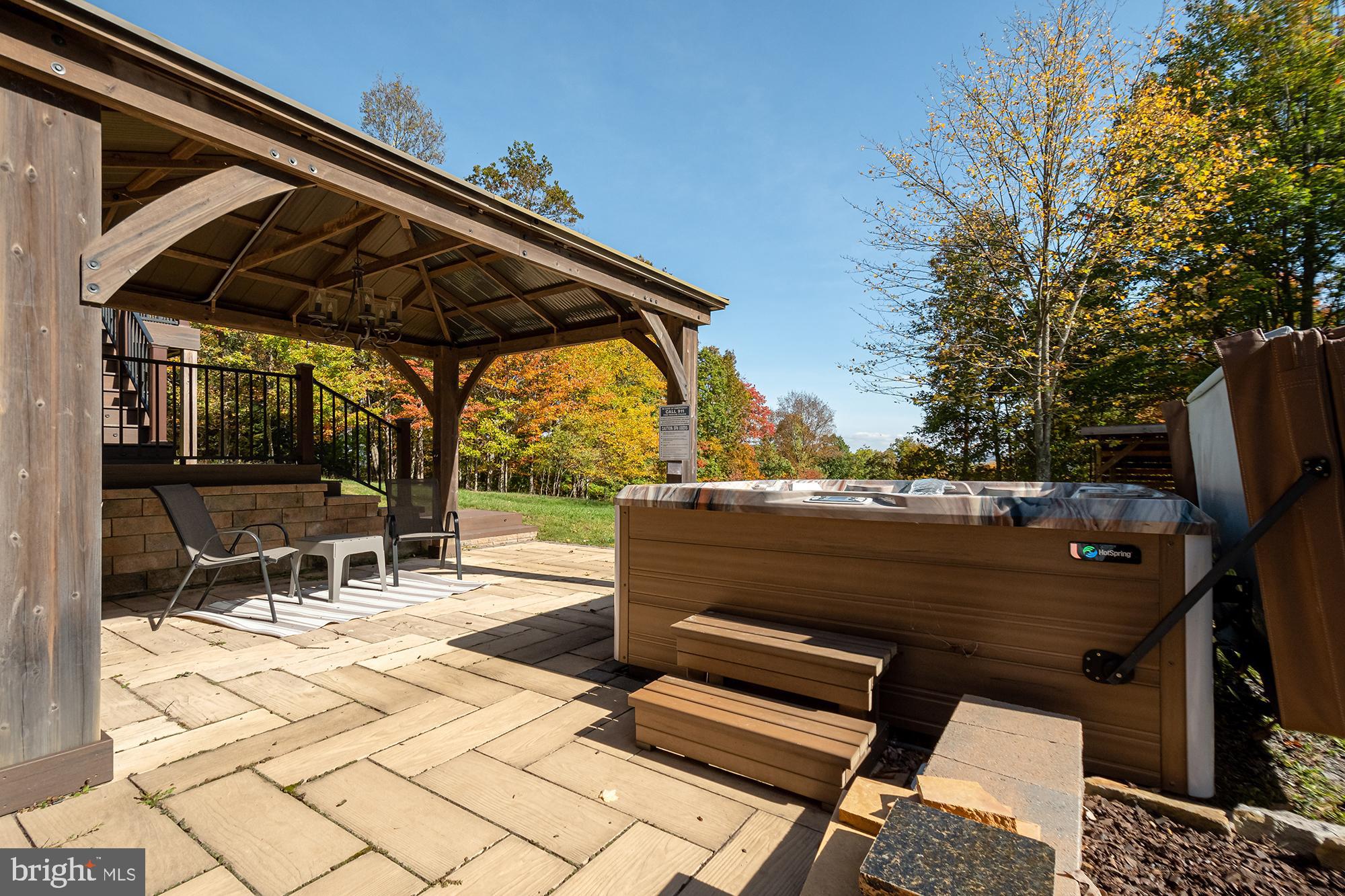 1865 Paradise Point Road Oakland, MD 21550 - Photo 20 of 76 Hot tub & Gazebo
