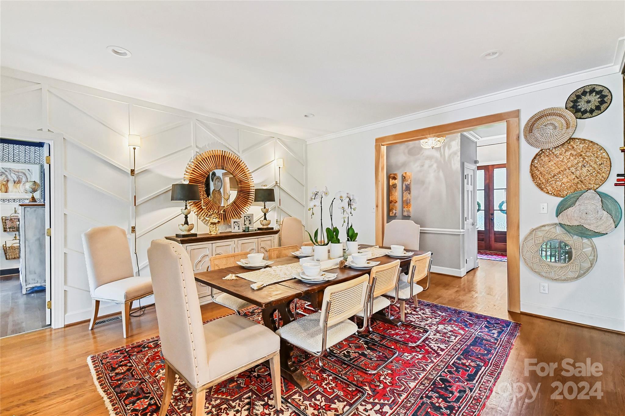 3023 High Ridge Road Charlotte, NC 28270 - Photo 12 of 48 a living room with furniture and wooden floor